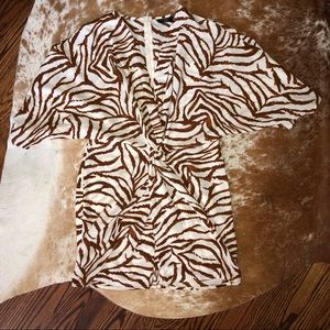 NWOT VICI Dolls Twist front Mini Dress